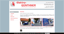 Desktop Screenshot of guenthner-elektro.de